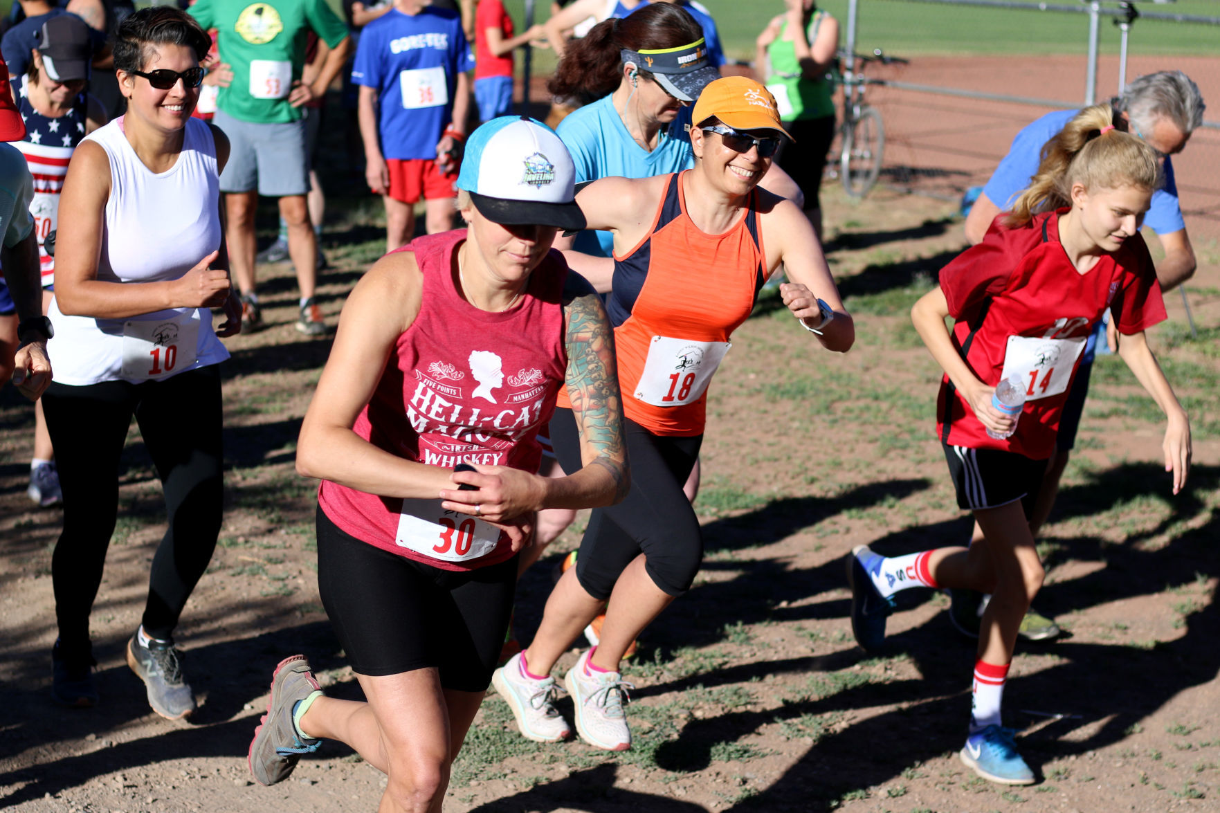 Off the starting line